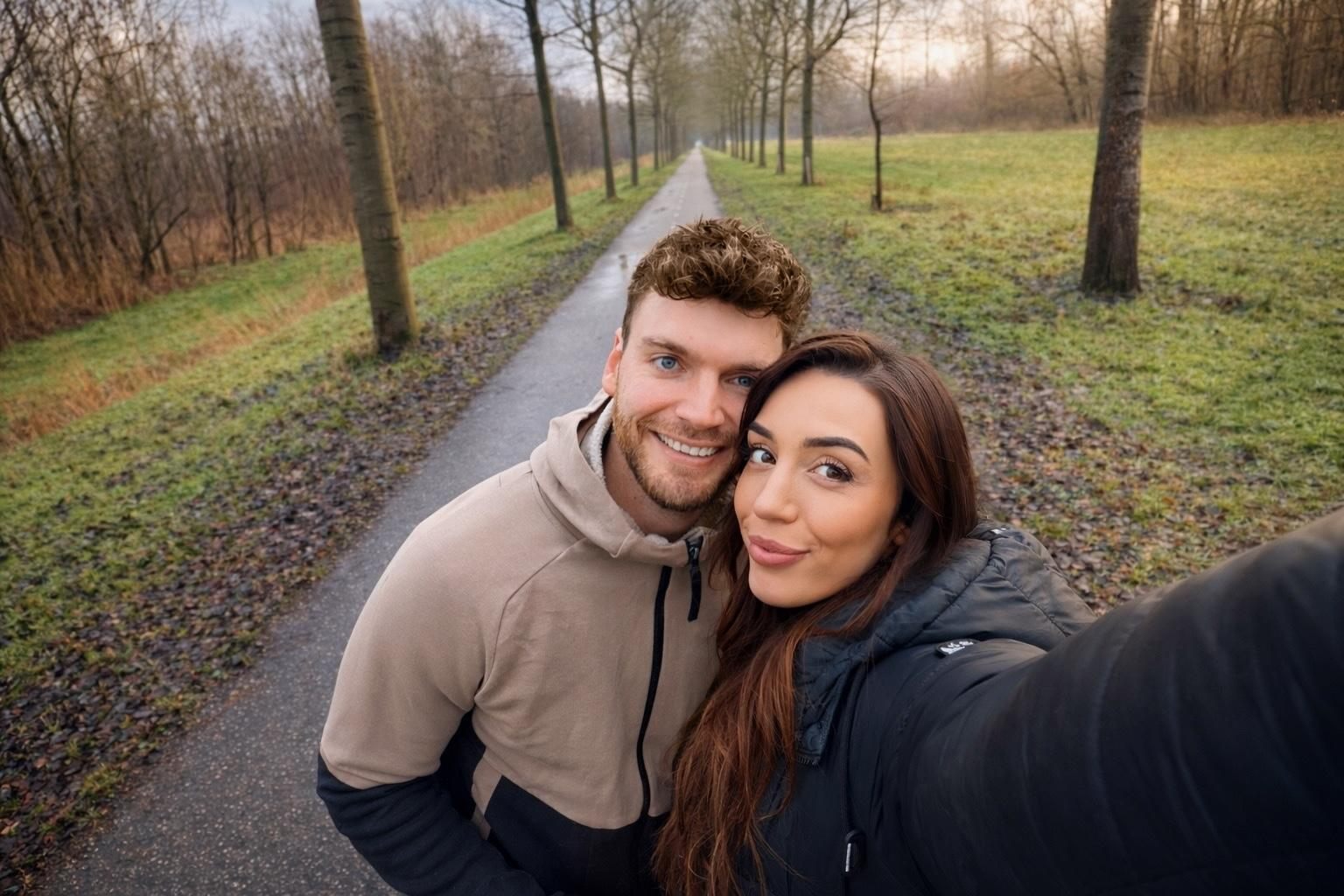 Joanna en Lucas, de oprichters van RE:SELF, samen